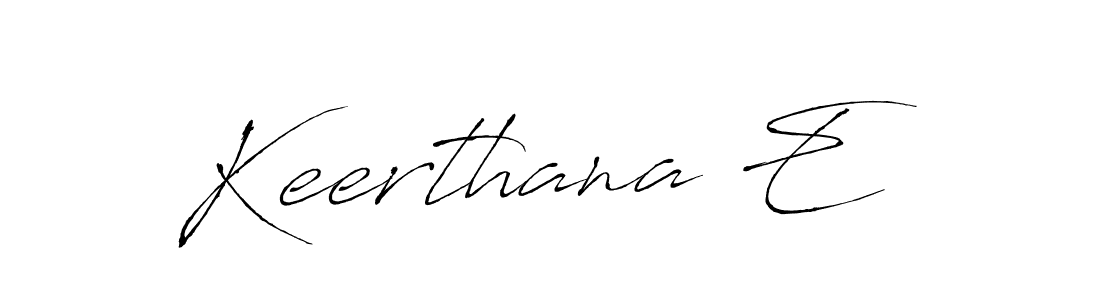 Antro_Vectra is a professional signature style that is perfect for those who want to add a touch of class to their signature. It is also a great choice for those who want to make their signature more unique. Get Keerthana E name to fancy signature for free. Keerthana E signature style 6 images and pictures png