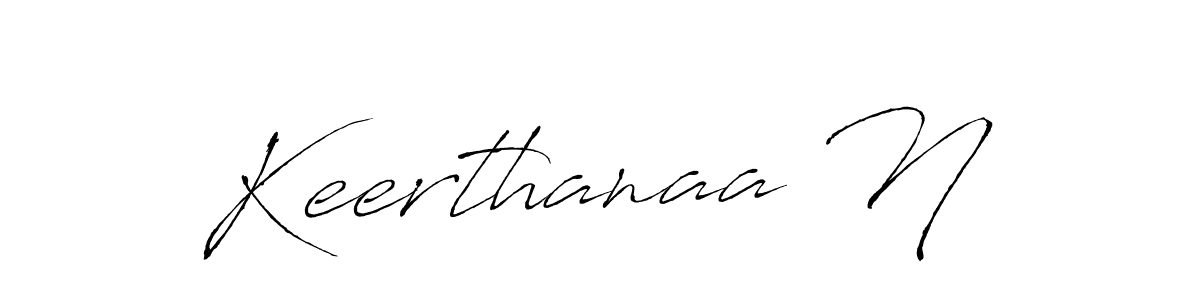 Keerthanaa N stylish signature style. Best Handwritten Sign (Antro_Vectra) for my name. Handwritten Signature Collection Ideas for my name Keerthanaa N. Keerthanaa N signature style 6 images and pictures png