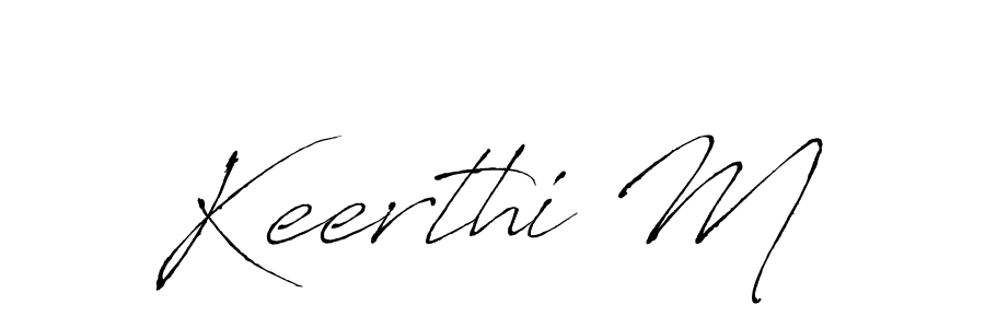 Once you've used our free online signature maker to create your best signature Antro_Vectra style, it's time to enjoy all of the benefits that Keerthi M name signing documents. Keerthi M signature style 6 images and pictures png
