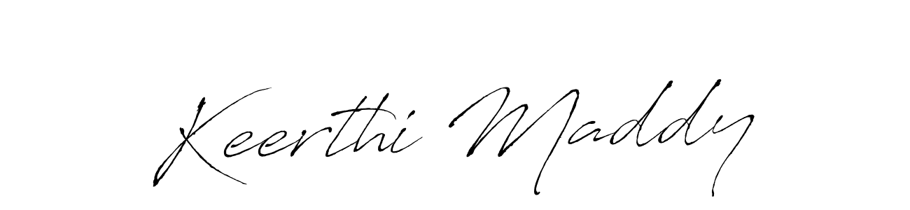 How to make Keerthi Maddy signature? Antro_Vectra is a professional autograph style. Create handwritten signature for Keerthi Maddy name. Keerthi Maddy signature style 6 images and pictures png