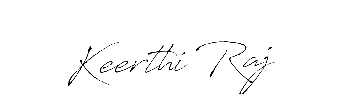 How to make Keerthi Raj name signature. Use Antro_Vectra style for creating short signs online. This is the latest handwritten sign. Keerthi Raj signature style 6 images and pictures png