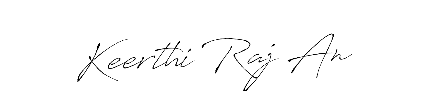 This is the best signature style for the Keerthi Raj An name. Also you like these signature font (Antro_Vectra). Mix name signature. Keerthi Raj An signature style 6 images and pictures png