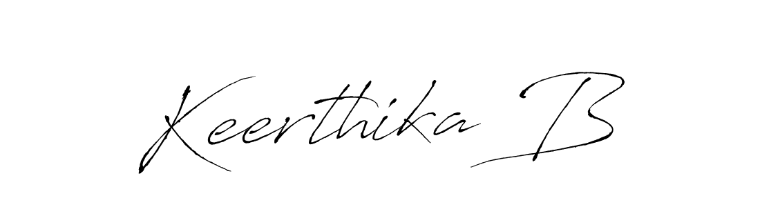 Similarly Antro_Vectra is the best handwritten signature design. Signature creator online .You can use it as an online autograph creator for name Keerthika B. Keerthika B signature style 6 images and pictures png