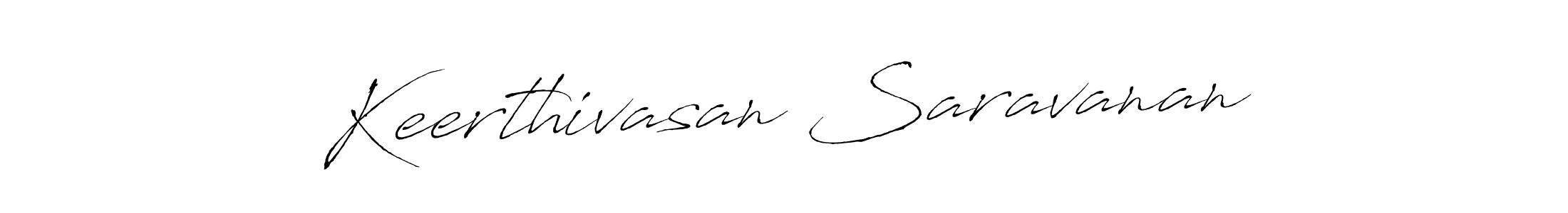 Also we have Keerthivasan Saravanan name is the best signature style. Create professional handwritten signature collection using Antro_Vectra autograph style. Keerthivasan Saravanan signature style 6 images and pictures png