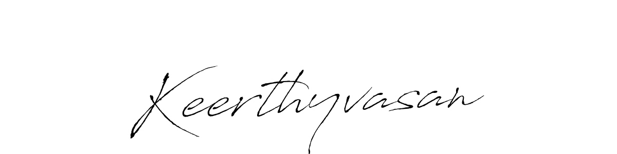 Make a beautiful signature design for name Keerthyvasan. With this signature (Antro_Vectra) style, you can create a handwritten signature for free. Keerthyvasan signature style 6 images and pictures png