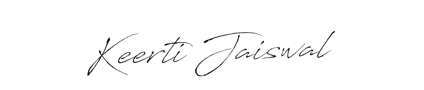 Use a signature maker to create a handwritten signature online. With this signature software, you can design (Antro_Vectra) your own signature for name Keerti Jaiswal. Keerti Jaiswal signature style 6 images and pictures png