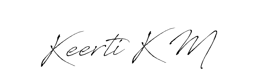 Similarly Antro_Vectra is the best handwritten signature design. Signature creator online .You can use it as an online autograph creator for name Keerti K M. Keerti K M signature style 6 images and pictures png