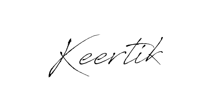 How to make Keertik signature? Antro_Vectra is a professional autograph style. Create handwritten signature for Keertik name. Keertik signature style 6 images and pictures png