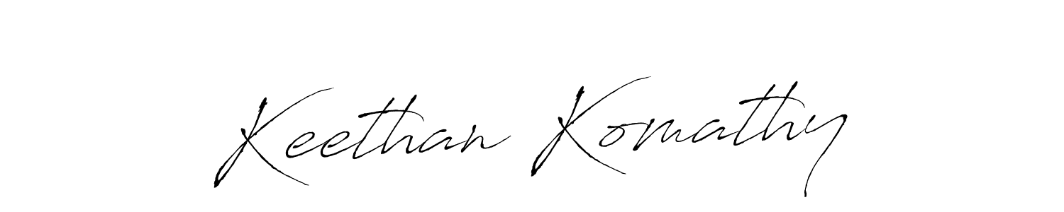 Keethan Komathy stylish signature style. Best Handwritten Sign (Antro_Vectra) for my name. Handwritten Signature Collection Ideas for my name Keethan Komathy. Keethan Komathy signature style 6 images and pictures png