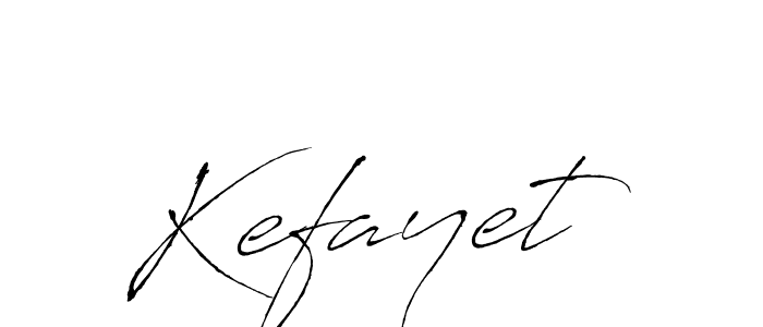 Also we have Kefayet name is the best signature style. Create professional handwritten signature collection using Antro_Vectra autograph style. Kefayet signature style 6 images and pictures png