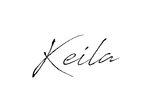 Design your own signature with our free online signature maker. With this signature software, you can create a handwritten (Antro_Vectra) signature for name Keila. Keila signature style 6 images and pictures png