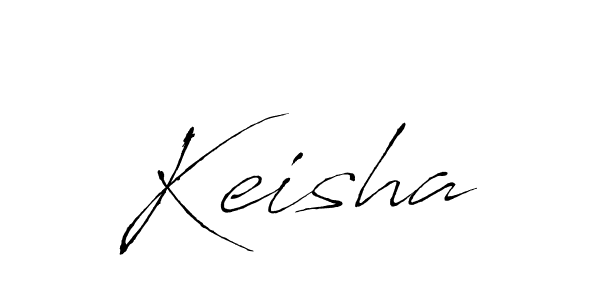 Design your own signature with our free online signature maker. With this signature software, you can create a handwritten (Antro_Vectra) signature for name Keisha. Keisha signature style 6 images and pictures png