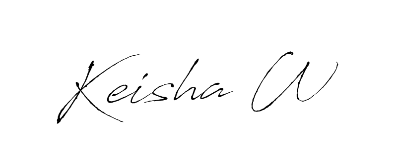 Once you've used our free online signature maker to create your best signature Antro_Vectra style, it's time to enjoy all of the benefits that Keisha W name signing documents. Keisha W signature style 6 images and pictures png