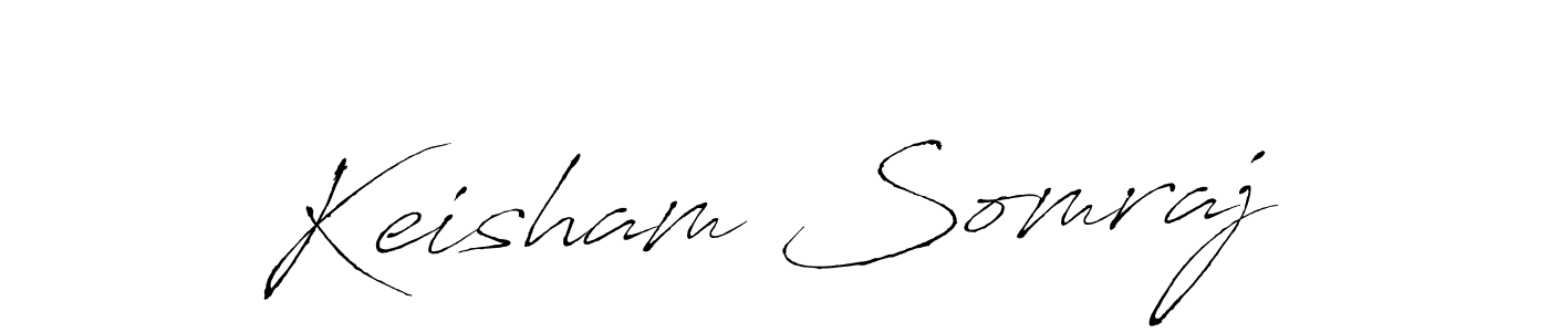 Keisham Somraj stylish signature style. Best Handwritten Sign (Antro_Vectra) for my name. Handwritten Signature Collection Ideas for my name Keisham Somraj. Keisham Somraj signature style 6 images and pictures png
