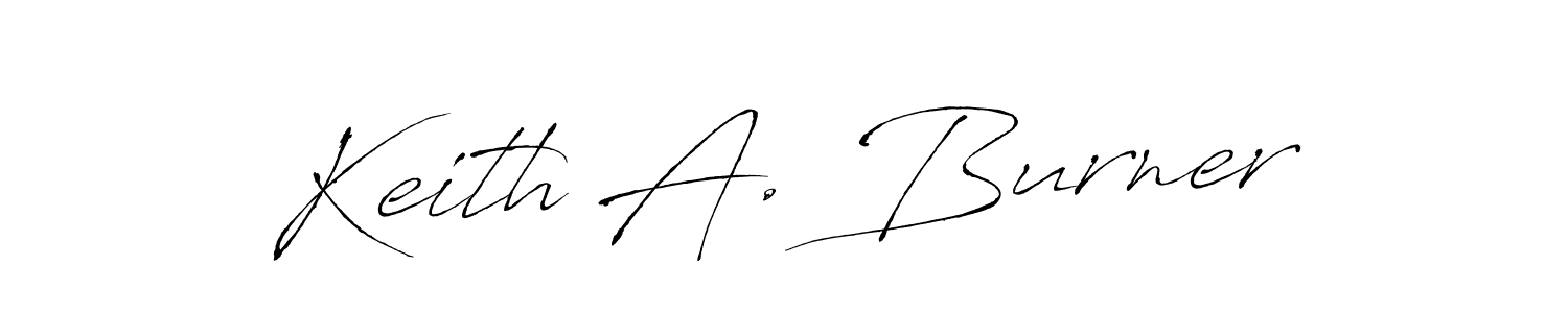 How to make Keith A. Burner name signature. Use Antro_Vectra style for creating short signs online. This is the latest handwritten sign. Keith A. Burner signature style 6 images and pictures png