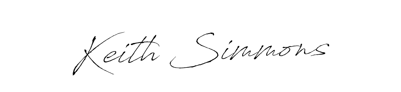 Make a beautiful signature design for name Keith Simmons. With this signature (Antro_Vectra) style, you can create a handwritten signature for free. Keith Simmons signature style 6 images and pictures png