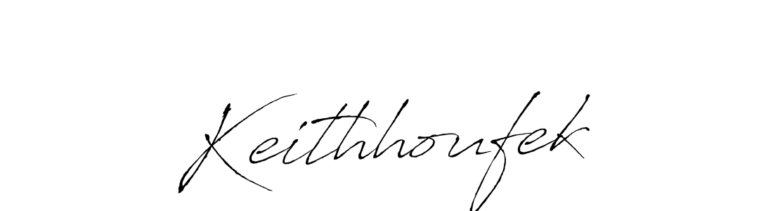 How to make Keithhoufek name signature. Use Antro_Vectra style for creating short signs online. This is the latest handwritten sign. Keithhoufek signature style 6 images and pictures png