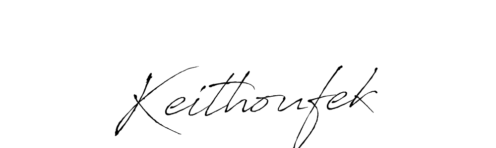 How to make Keithoufek signature? Antro_Vectra is a professional autograph style. Create handwritten signature for Keithoufek name. Keithoufek signature style 6 images and pictures png