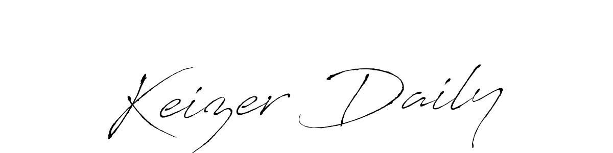 This is the best signature style for the Keizer Daily name. Also you like these signature font (Antro_Vectra). Mix name signature. Keizer Daily signature style 6 images and pictures png