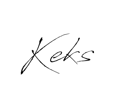 Keks stylish signature style. Best Handwritten Sign (Antro_Vectra) for my name. Handwritten Signature Collection Ideas for my name Keks. Keks signature style 6 images and pictures png