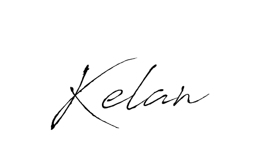 How to make Kelan name signature. Use Antro_Vectra style for creating short signs online. This is the latest handwritten sign. Kelan signature style 6 images and pictures png