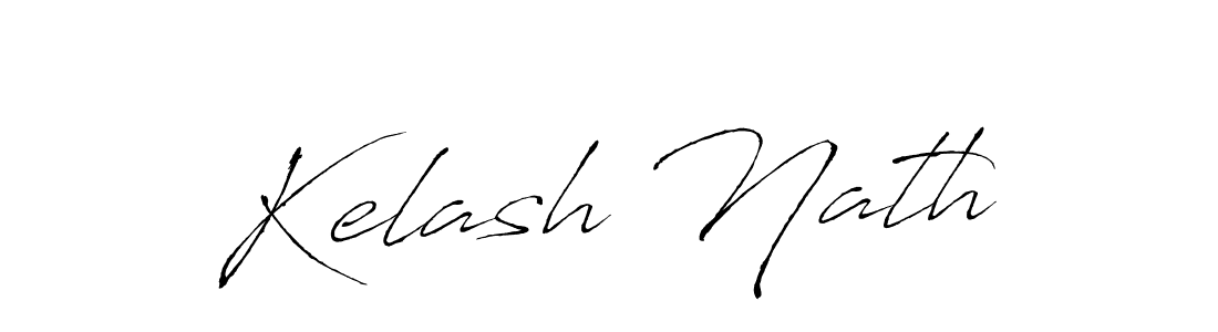 How to make Kelash Nath name signature. Use Antro_Vectra style for creating short signs online. This is the latest handwritten sign. Kelash Nath signature style 6 images and pictures png