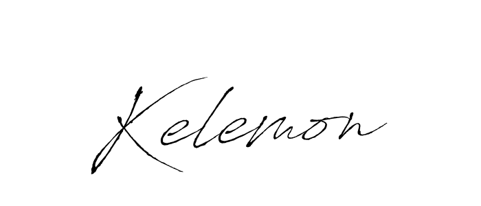 You should practise on your own different ways (Antro_Vectra) to write your name (Kelemon) in signature. don't let someone else do it for you. Kelemon signature style 6 images and pictures png