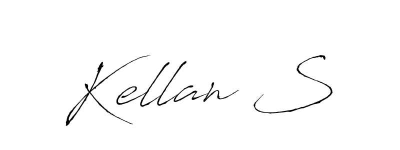 Use a signature maker to create a handwritten signature online. With this signature software, you can design (Antro_Vectra) your own signature for name Kellan S. Kellan S signature style 6 images and pictures png