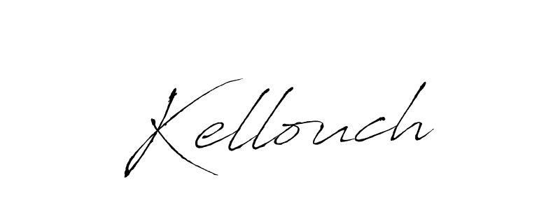 Antro_Vectra is a professional signature style that is perfect for those who want to add a touch of class to their signature. It is also a great choice for those who want to make their signature more unique. Get Kellouch name to fancy signature for free. Kellouch signature style 6 images and pictures png