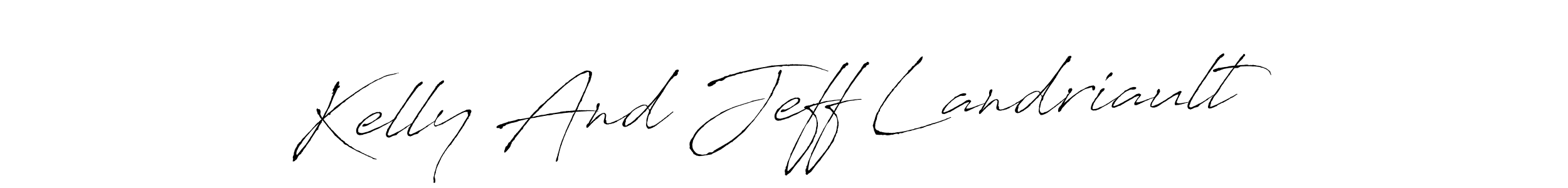 Also You can easily find your signature by using the search form. We will create Kelly And Jeff Landriault name handwritten signature images for you free of cost using Antro_Vectra sign style. Kelly And Jeff Landriault signature style 6 images and pictures png