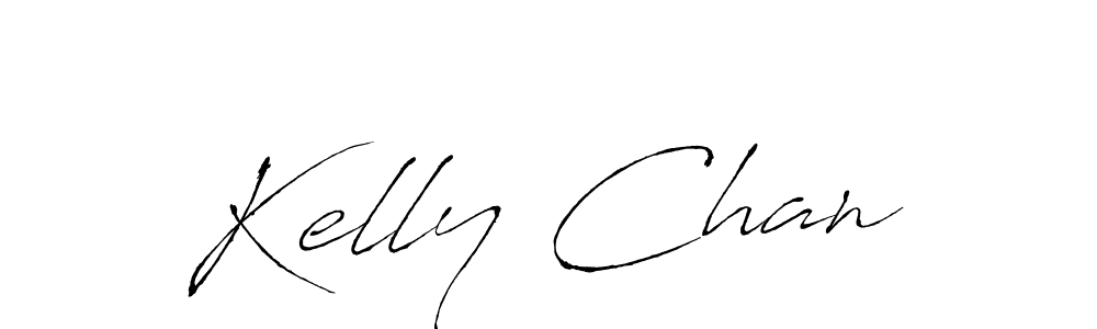 Make a beautiful signature design for name Kelly Chan. With this signature (Antro_Vectra) style, you can create a handwritten signature for free. Kelly Chan signature style 6 images and pictures png