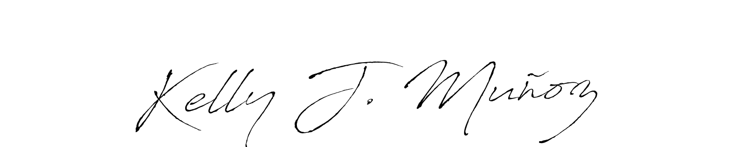 Make a beautiful signature design for name Kelly J. Muñoz. Use this online signature maker to create a handwritten signature for free. Kelly J. Muñoz signature style 6 images and pictures png