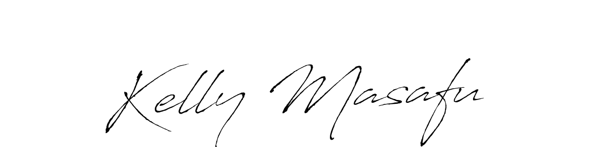 How to make Kelly Masafu name signature. Use Antro_Vectra style for creating short signs online. This is the latest handwritten sign. Kelly Masafu signature style 6 images and pictures png