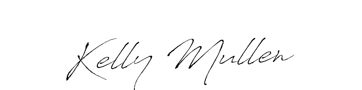 Kelly Mullen stylish signature style. Best Handwritten Sign (Antro_Vectra) for my name. Handwritten Signature Collection Ideas for my name Kelly Mullen. Kelly Mullen signature style 6 images and pictures png