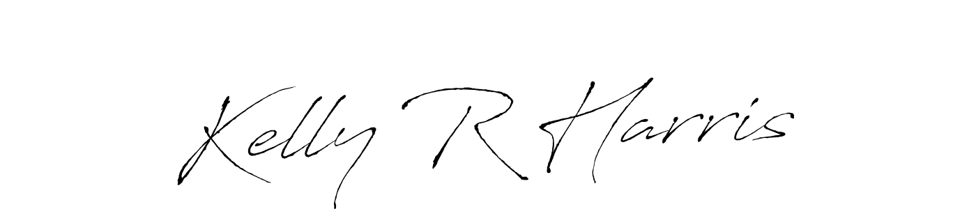 Make a beautiful signature design for name Kelly R Harris. With this signature (Antro_Vectra) style, you can create a handwritten signature for free. Kelly R Harris signature style 6 images and pictures png