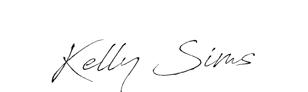 Also You can easily find your signature by using the search form. We will create Kelly Sims name handwritten signature images for you free of cost using Antro_Vectra sign style. Kelly Sims signature style 6 images and pictures png