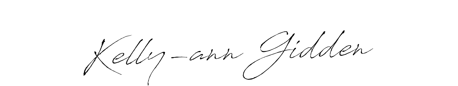 Also we have Kelly-ann Gidden name is the best signature style. Create professional handwritten signature collection using Antro_Vectra autograph style. Kelly-ann Gidden signature style 6 images and pictures png