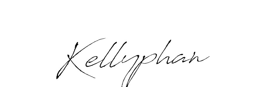 Design your own signature with our free online signature maker. With this signature software, you can create a handwritten (Antro_Vectra) signature for name Kellyphan. Kellyphan signature style 6 images and pictures png