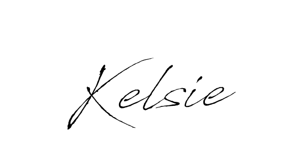 Create a beautiful signature design for name Kelsie. With this signature (Antro_Vectra) fonts, you can make a handwritten signature for free. Kelsie signature style 6 images and pictures png