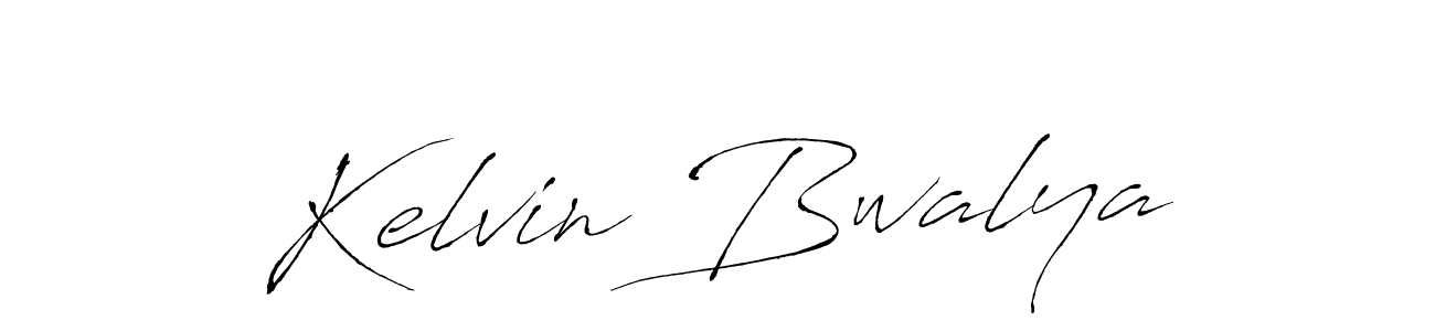 Design your own signature with our free online signature maker. With this signature software, you can create a handwritten (Antro_Vectra) signature for name Kelvin Bwalya. Kelvin Bwalya signature style 6 images and pictures png