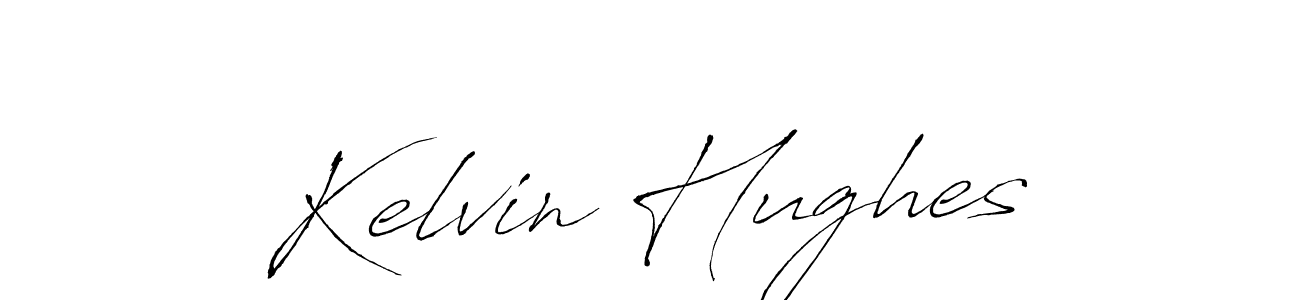 How to make Kelvin Hughes name signature. Use Antro_Vectra style for creating short signs online. This is the latest handwritten sign. Kelvin Hughes signature style 6 images and pictures png