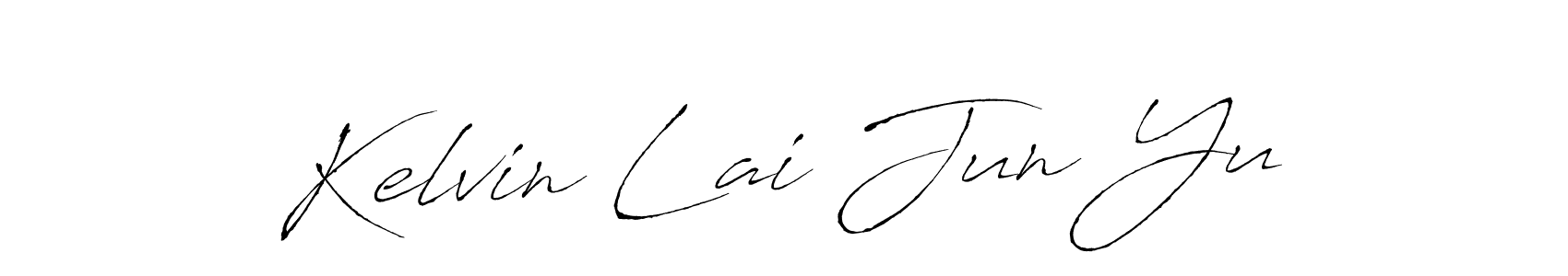 Use a signature maker to create a handwritten signature online. With this signature software, you can design (Antro_Vectra) your own signature for name Kelvin Lai Jun Yu. Kelvin Lai Jun Yu signature style 6 images and pictures png