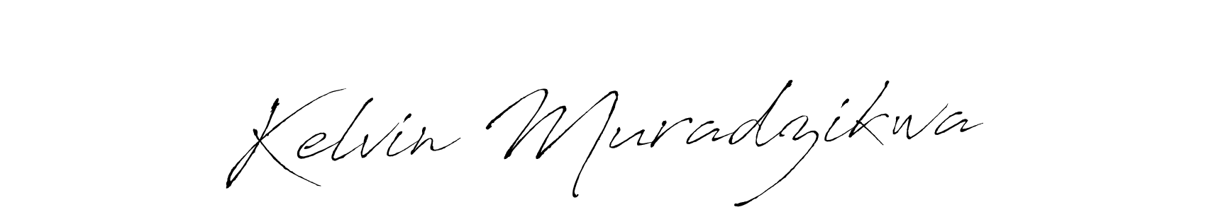 Kelvin Muradzikwa stylish signature style. Best Handwritten Sign (Antro_Vectra) for my name. Handwritten Signature Collection Ideas for my name Kelvin Muradzikwa. Kelvin Muradzikwa signature style 6 images and pictures png