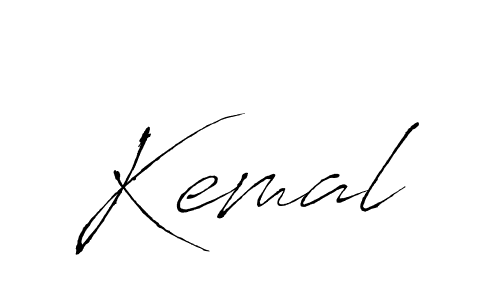 How to make Kemal signature? Antro_Vectra is a professional autograph style. Create handwritten signature for Kemal name. Kemal signature style 6 images and pictures png