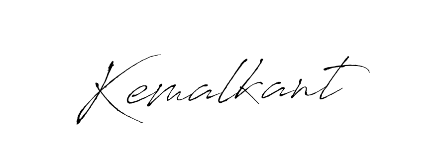 How to make Kemalkant name signature. Use Antro_Vectra style for creating short signs online. This is the latest handwritten sign. Kemalkant signature style 6 images and pictures png