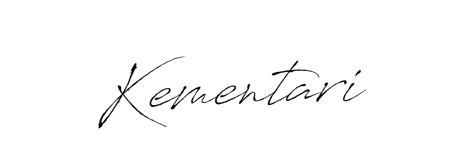 How to make Kementari signature? Antro_Vectra is a professional autograph style. Create handwritten signature for Kementari name. Kementari signature style 6 images and pictures png