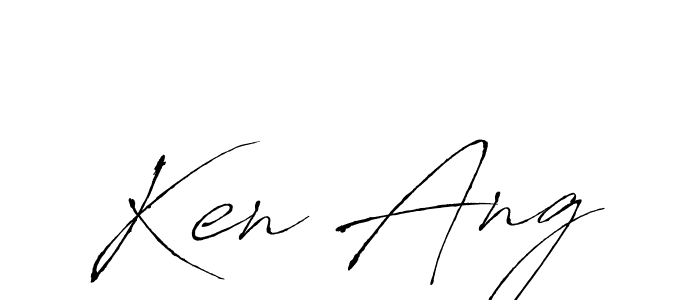 How to Draw Ken Ang signature style? Antro_Vectra is a latest design signature styles for name Ken Ang. Ken Ang signature style 6 images and pictures png