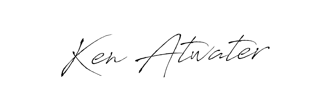 Make a beautiful signature design for name Ken Atwater. With this signature (Antro_Vectra) style, you can create a handwritten signature for free. Ken Atwater signature style 6 images and pictures png