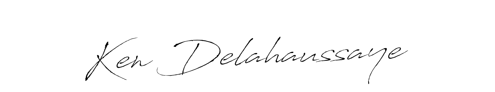 Make a short Ken Delahaussaye signature style. Manage your documents anywhere anytime using Antro_Vectra. Create and add eSignatures, submit forms, share and send files easily. Ken Delahaussaye signature style 6 images and pictures png