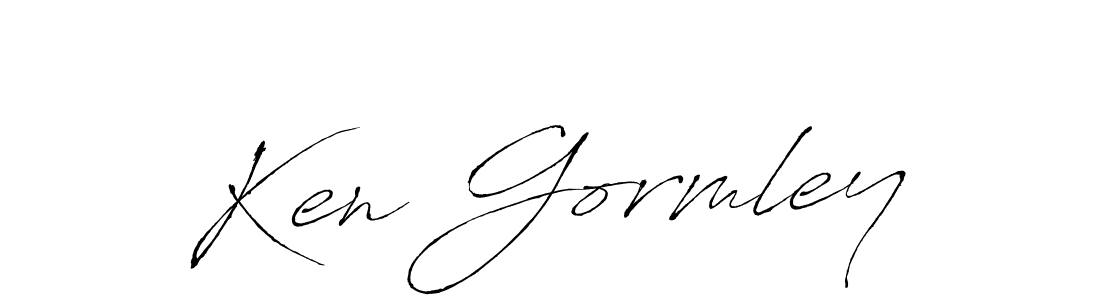 Ken Gormley stylish signature style. Best Handwritten Sign (Antro_Vectra) for my name. Handwritten Signature Collection Ideas for my name Ken Gormley. Ken Gormley signature style 6 images and pictures png